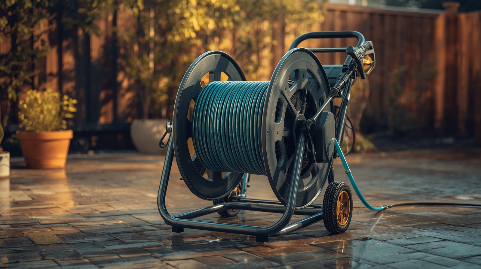 Power Washer Hose Reel